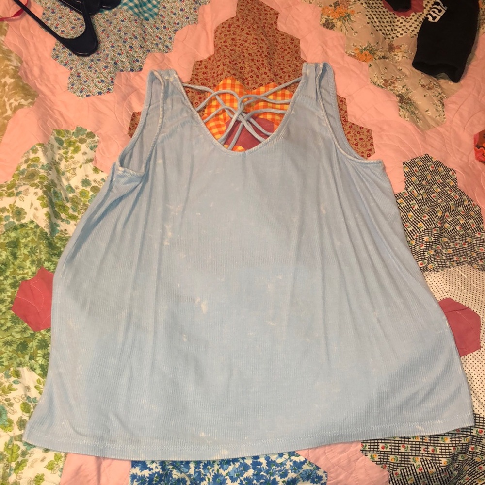 Blue tank top